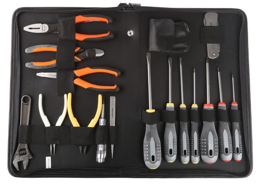 9852 17 Piece Electricians Tool Kit with Pouch