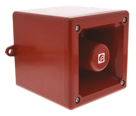 A105AC230R-N Red 32 Tone Electronic Sounder, 230 V ac, 112dB