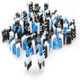 A14061000UX0393 6 Pin DPDT Self-Locking Power Micro Push Button Switches 7mmx7mm
