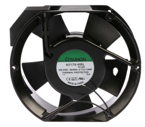 A2175-HBL-TC.GN  220 - 240 V ac, AC Axial Fan, 151 x 171 x 51mm, 344.9m³/h, 36W