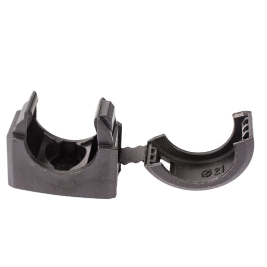 7TCA296000R0048 ACB16 Adaptaflex Conduit Clip, Conduit Fitting, 16mm Nominal Size, Nylon 66, Black