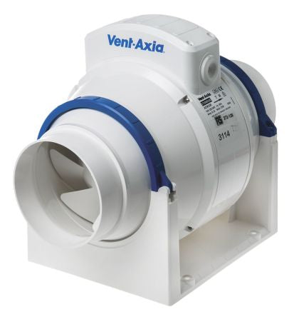 ACM100  Vent-Axia ACM In Line Duct Fan, 256m³/h, 23dB(A), Duct Size 100mm