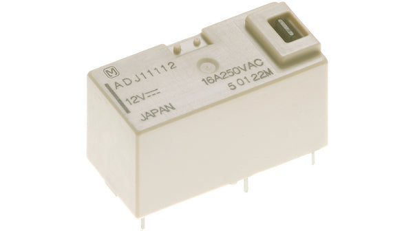 ADJ13112 Power Relay 12VDC 16A SPDT(29x13x18.2)mm THT