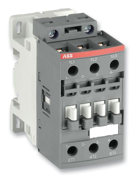 AF09-30-10-13 ABB-CONTACTORS,OLS,MMPS - AF RANGE, (9-38), 3-POLE
