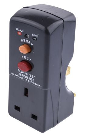 ARCDKG RCD Plug Adapter 2 Pole ,Rated At 13A,240 V ac