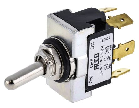 AWTP1504   Double Pole Double Throw (DPDT) Toggle Switch