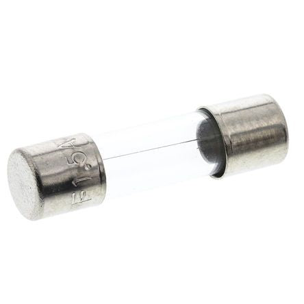 1.5A Glass Cartridge Fuse, 5 x 20mm, Speed F Current 1.5A