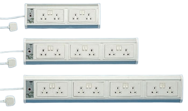 B1004S 2m 4 Socket Type G - British Extension Lead