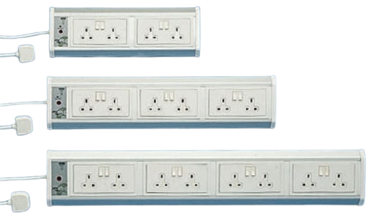 B1004S 2m 4 Socket Type G - British Extension Lead