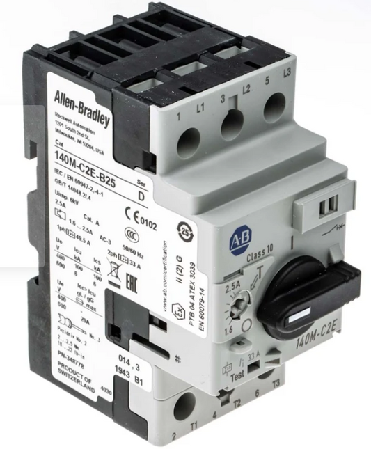 140M-C2E-B25  1.6 -2.5 A 140M Motor Protection Circuit Breaker, 480 V