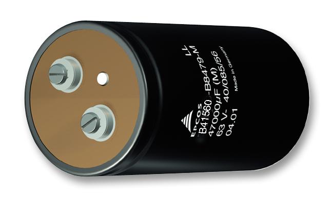 B41560A8339M000  Electrolytic Capacitor, High Ripple, 33000 µF, 63 V, B41560 Series, ± 20%, Screw