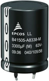 B43505C9337M  330μF Electrolytic Capacitor 400V dc, Snap-In