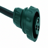 BAR0748P-IP68 Circular Connector, Cable Mount Plug, 4 Contacts, Screw Pin, Nylon (Polyamide), Glass Filled Body