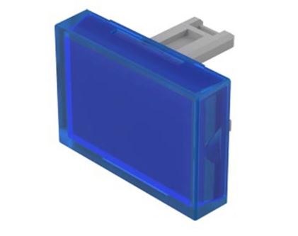31-903.6  Blue Rectangular Push Button Lens