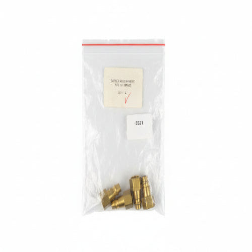 3S21  COPLER PLUG FEMALE NPT 1/8" BRASS