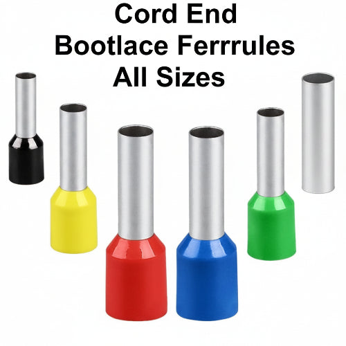CMD458-774 Insulated Crimp Bootlace Ferrule, 8.0 mm Pin Length, 2.0 mm PACK OF 100