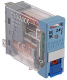 C10-A10X / DC 24 V  SPDT Non-Latching Relay Plug In, 24V dc Coil, 10A