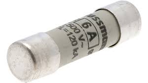 C10G6 Bussmann Series, 6A Ceramic Cartridge Fuse, 10 x 38mm