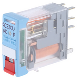 C12A21X230A PCB Mount Power Relay, 230V ac Coil, 5A Switching Current, DPDT