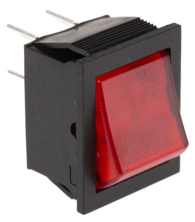 C1353AANAB  Double Pole Single Throw (DPST), Latching Rocker Switch