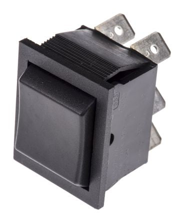 C1572AAAAA Double Pole Double Throw (DPDT), (On)-Off-(On) Rocker Switch