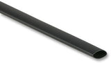 Adhesive Lined Heat Shrink Tubing, Semi Rigid Polyolefin, 3:1, 0.5 ", 12.7 mm, Black, 4 ft, 1.2 m