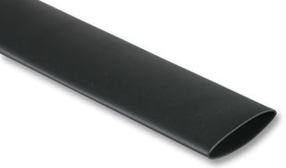 Adhesive Lined Heat Shrink Tubing, Semi Rigid, 3:1, 1 ", 25.4 mm, Black, 4 ft, 1.2 m