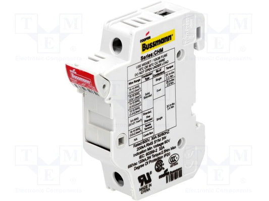 CHM1DU  BUSSMANN Fuse holder for 10,3x38mm fuses