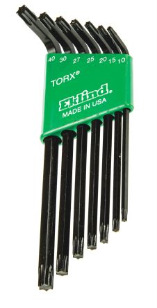 CMD157-2089 7-Piece Torx Key Set, L Shape, Long Arm