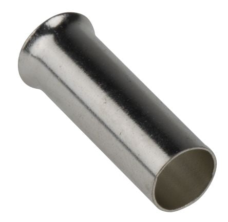 CMD1787358 Crimp Bootlace Ferrule, 15mm Pin Length, 4.9 mm, 5.8 mm