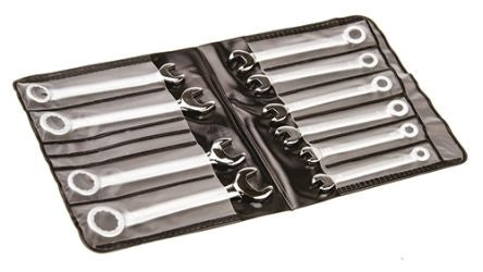 CMD184-8033 - 10-Piece Spanner Set, 4 → 11 mm, Carbon Steel