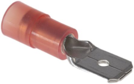 CMD2674029 Red Insulated Crimp Tab Terminal, 0.5mm²