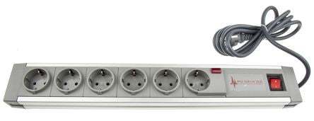 CMD374200 RS PRO 6 Socket Trailing Socket, 250 V ac