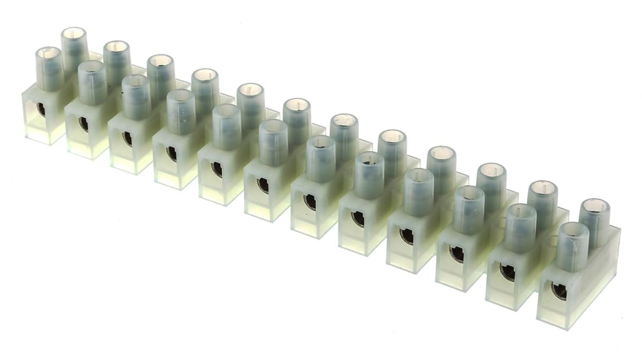 CMD4928716  12 Way Non-Fused Terminal Block, 6 mm², 41A, Through Hole