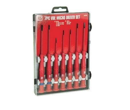 CMD5423442 Screwdriver Set  7 Piece - VDE Slotted