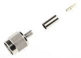 CMD5465200  Straight 50Ω Cable Mount TNC Connector, Crimp Termination