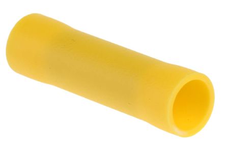 CMD6139766  Butt Splice Connector, Yellow, Insulated, Tin 12- 10 AWG