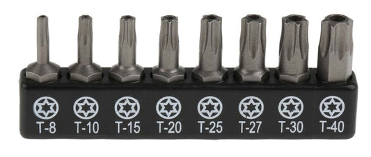 CMD615-9170 - Driver Bit Set 8 Pieces, Tamperproof Torx
