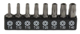 CMD615-9170 - Driver Bit Set 8 Pieces, Tamperproof Torx