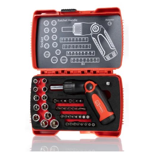 CMD623-6441 - 46-Piece Imperial, Metric 1/4 in Standard Socket/Bit Set with Ratchet