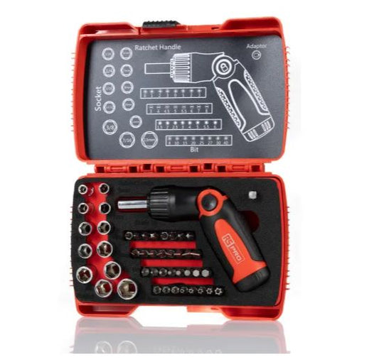 CMD623-6441 - 46-Piece Imperial, Metric 1/4 in Standard Socket/Bit Set with Ratchet