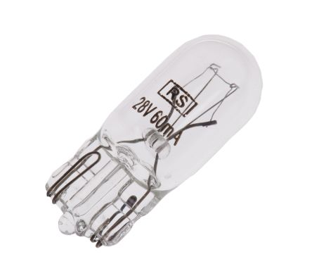 CMD6559750 Wedge Indicator Light, Clear, 28 V