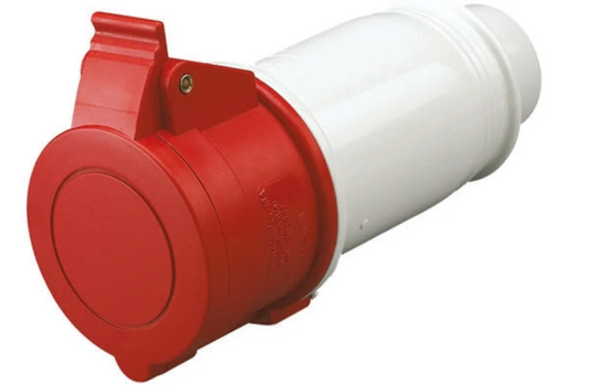 CMD6655066  IP44 3P+E straight free socket 32A 400V