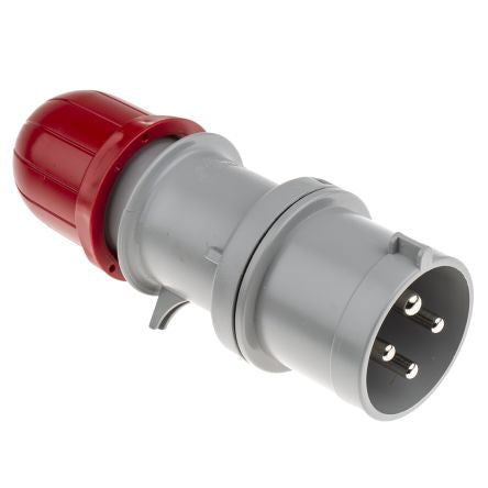 CMD7249091 Red Cable Mount 3P+E Industrial Power Plug