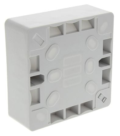 CMD7758107 White Matt Urea Formaldehyde Back Box, BS Standard