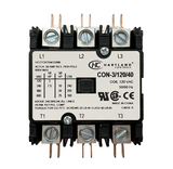HARTLANDCONTROLS-CON-3/120/40  CCY3XT04CG999, 3 Pole 120 VAC 40A Contactor