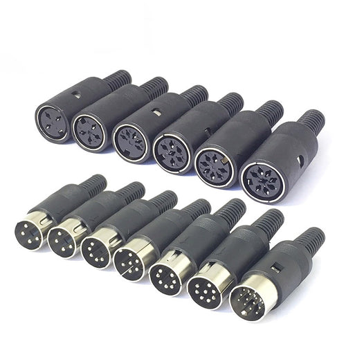 CMD526-0825 MDN 4 Pole Straight Miniature DIN Socket, 1A, 100 V ac, Cable Female