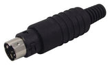 4850.1410  Audio / Video Connector, 4 Contacts, Plug, Cable Mount, Solder