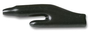CROC CLIP INSULATING COVER, BLACK  Test Clip Insulator