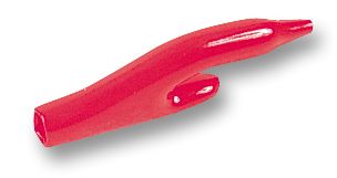 CROC CLIP INSULATING COVER, RED Test Clip Insulator